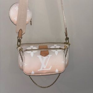 Authentic Louis Vuitton Monogram Giant By The Pool Multi Pochette